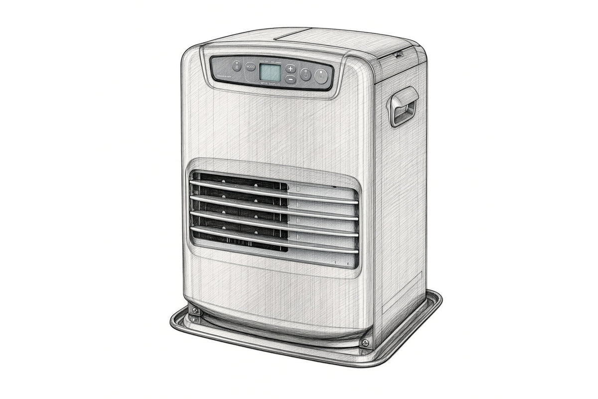 Ilustración de estufa Fan Heater Mademsa MFHK 540 Plus