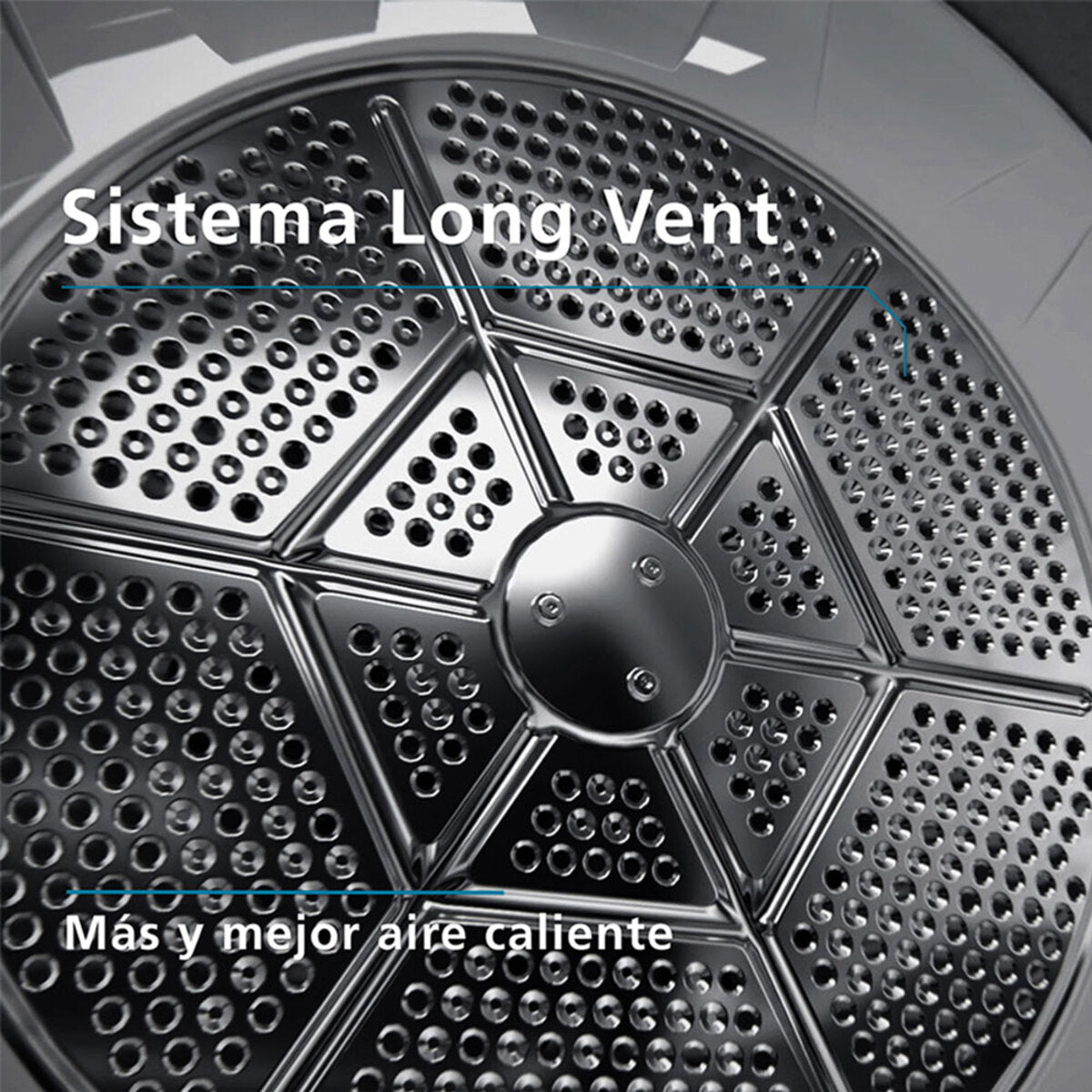 Secadora Mabe SME26N5MNBCL0, sistema de ventilación Long Vent