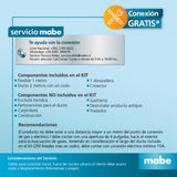 Secadora Mabe SME26N5MNBCL0, conexión del ducto de evacuación