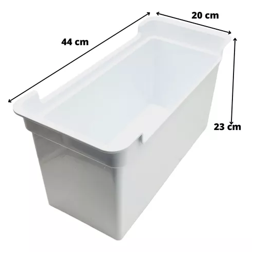 Canasto Organizador Congelador - Incluye Tapa (44x23x20cm) – Suckel