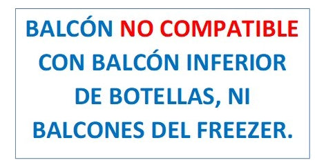 Balcón Superior E Intermedio Refrigerador Revisar Modelos