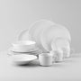 Set Vajilla Porcelana Hallen 30 Piezas Blanco Petra
