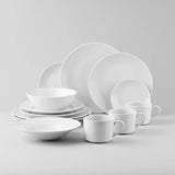 Set Vajilla Porcelana Hallen 30 Piezas Blanco Petra