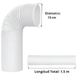 Tubo O Manga Aire Acondicionado De 150 Cm - 13 Cm Diámetro