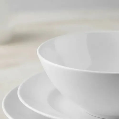 Set Vajilla Porcelana Hallen 30 Piezas Blanco Petra