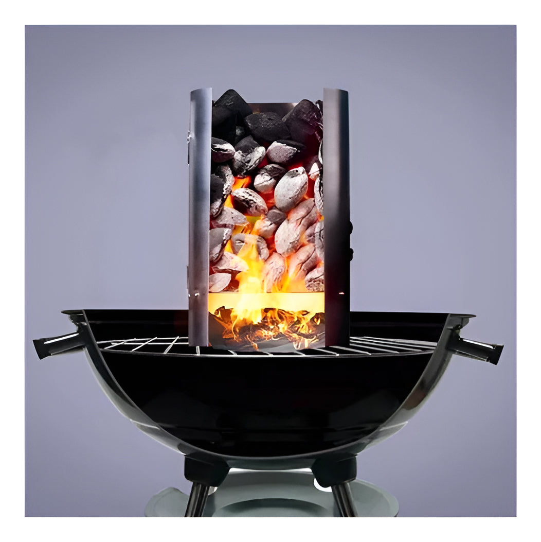 Chimenea Iniciador De Fuego Con Mango Para Parrila (27x16cm)