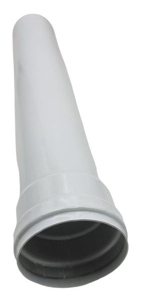 Extensión Evacuación De Gases 80mm Tiro Forzado 50cm Largo