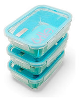 Pack 3 Herméticos De Vidrio De 750 Ml C/u Allegra