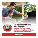 Kit Splendid Regulador De Gas + Flexible 1MT