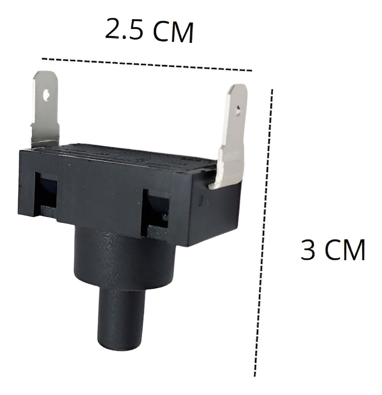Interruptor De Botón Aspiradora 16a/125v - 8a/250v