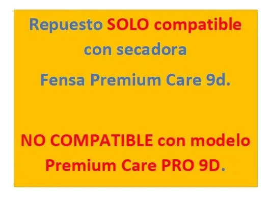 Resistencia Secadora Fensa Premium Care 9d 1500w