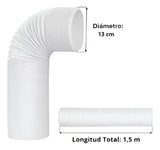 Tubo O Manga Aire Acondicionado 1.5mt/13cm Resistente
