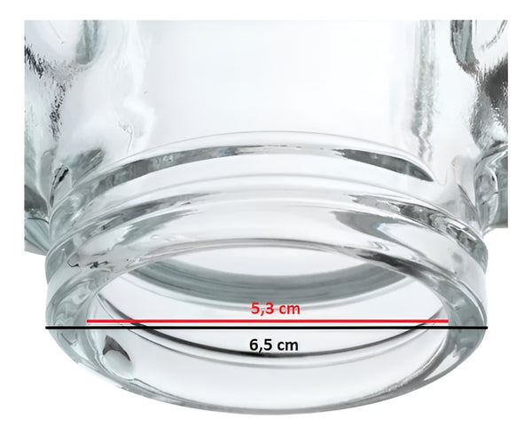 Vaso  Redondo Alternativo Para Licuadora Oster 1,25 Lt