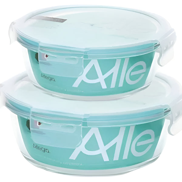 Pack 2 Contenedores Herméticos Vidrio Allegra (720+370 Ml)