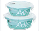Pack 2 Contenedores Herméticos Vidrio Allegra (720+370 Ml)