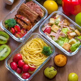 Pack 4 Contenedores Herméticos Vidrio (420+600+750+1000 Ml)