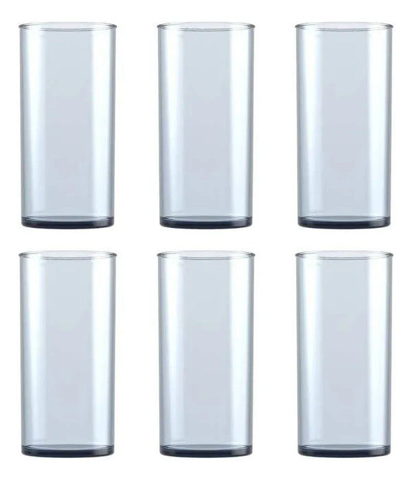 Set 6 Vasos Altos Lisos Cristar Río 480 Ml
