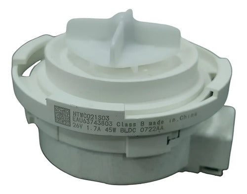 Bomba Drenaje Lavadora LG EAU63743803 / NTWC021S03