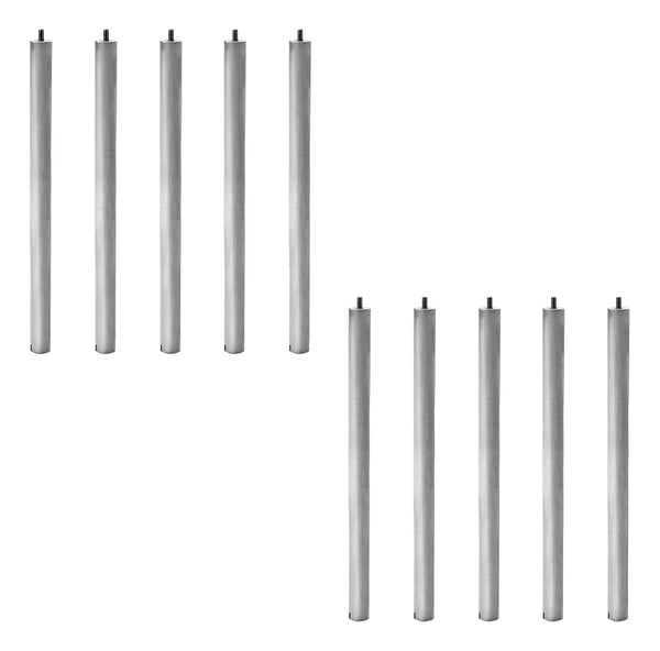 Cinco Ánodos De Magnesio Original Mademsa 50 Cm 80 A 150 Lt