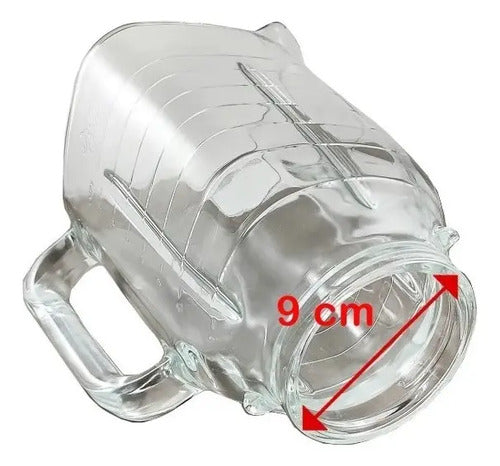 Vaso Para Licuadora Oster Boroclass De 1.75 L, Compatible Con Blstajpbg
