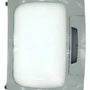 Tapa lavadora Fensa Infinity 10 a 15 kg gris oscuro