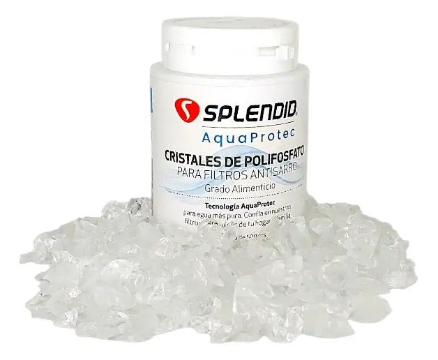 Recarga 500 Gr Cristales De Polifosfato Splendid Aquaprotec