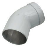 Codo De 45° Para Tiro Forzado Mademsa Ducto 80 Mm