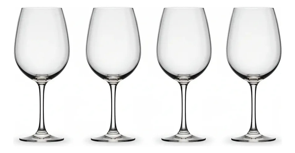 Set 4 Copas De Vino Hausmann Vidrio 585 Ml