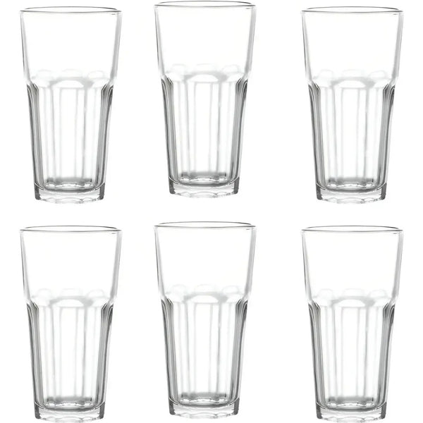 Set 6 Vasos Vidrio Cristar Lisboa Cooler 493 Ml