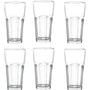 Set 6 Vasos Vidrio Cristar Lisboa Cooler 493 Ml