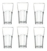 Set 6 Vasos Vidrio Cristar Lisboa Cooler 493 Ml
