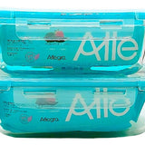 Pack 2 Herméticos De Vidrio Allegra (1000 Y 750 Ml)