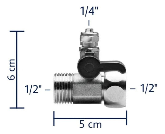 Adaptador 1/2 Salida 1/4 Para Refrigerador Side By Side