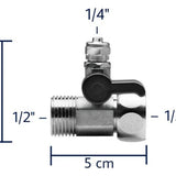 Adaptador 1/2 Salida 1/4 Para Refrigerador Side By Side