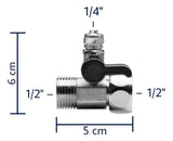 Adaptador 1/2 Salida 1/4 Para Refrigerador Side By Side