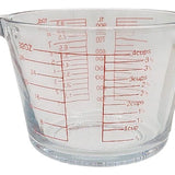 Jarra Medidora De Liquidos 1 Litro Vidrio Templado Allegra Color Transparente