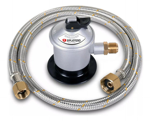 Kit Splendid Regulador De Gas + Flexible 1MT