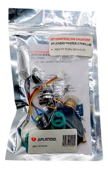 Kit Mantención Calefont Splendid Master 2 Perillas