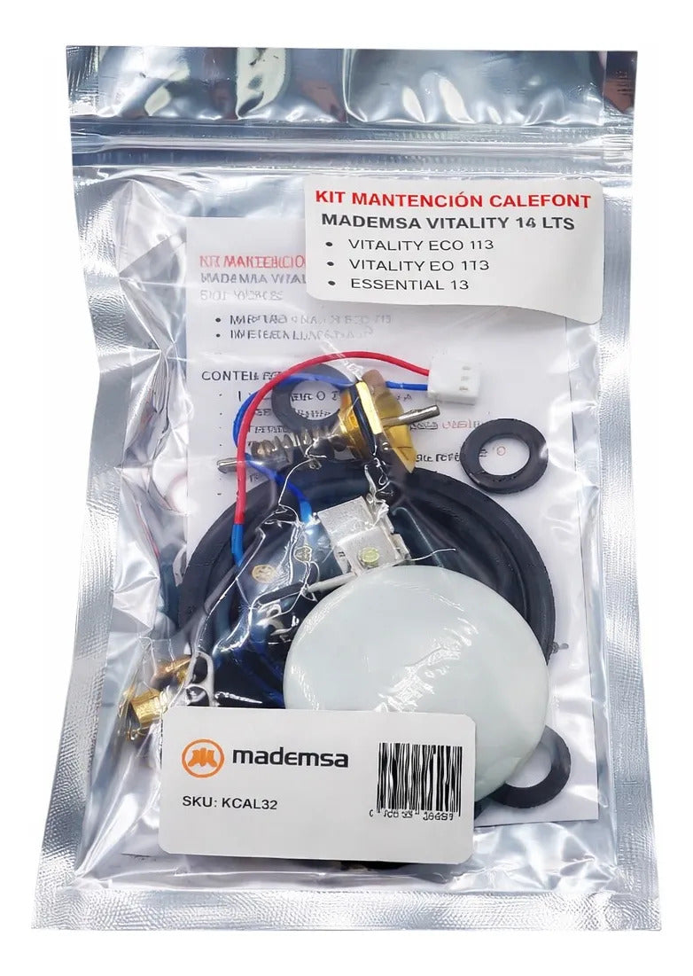 Kit Mantención Calefont Mademsa Vitality - Essential 13 Lt