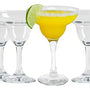 Set 4 Copas Margarita 266ML Línea Cristar Transparente