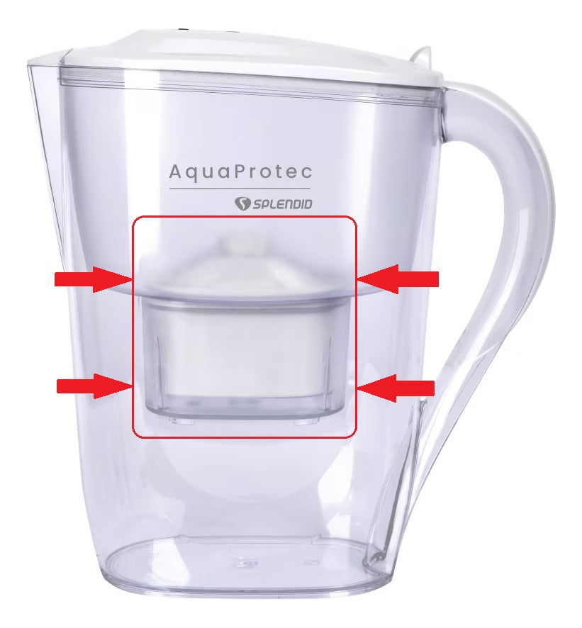 Pack 2 Filtros De Jarra Purificadora Splendid Aquaprotec