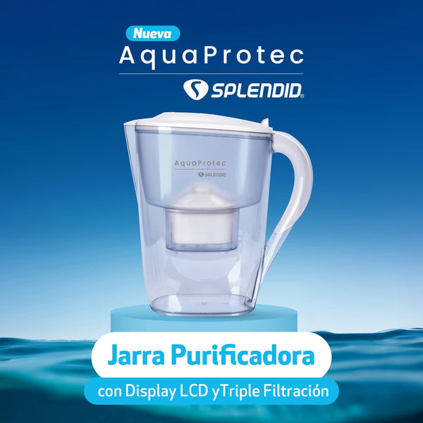 Jarra Purificadora De Agua 2,6 L Splendid Con Visor Lcd