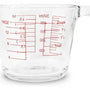 Jarra Medidora De Líquidos 500ML Vidrio Templado Allegra Color Transparente