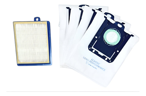 Kit 4 Bolsas Aspiradora Electrolux E201 Más Filtro Hepa