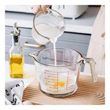 Jarra Medidora De Líquidos 500ML Vidrio Templado Allegra Color Transparente