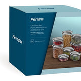 Set 8 Contenedores Herméticos Máxima Calidad Libres De Bpa