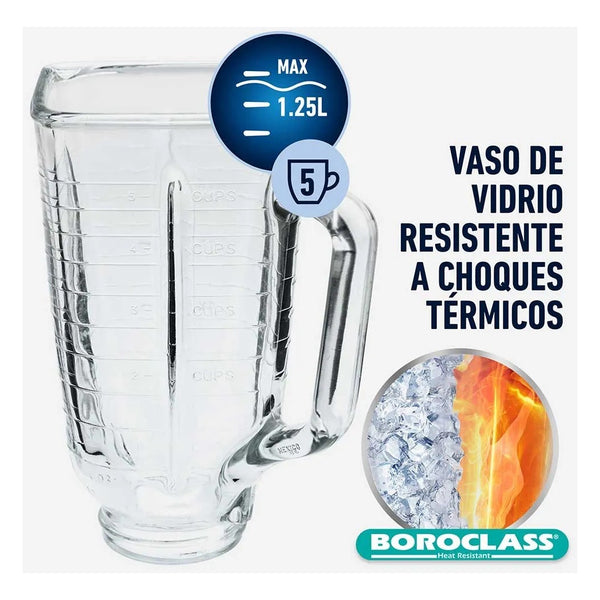Vaso Para Licuadora Oster Vaso De Licuadora Vaso Vidrio De 1.25 Litos Arcashopping Jarra De Licuadora Jarra De Licuadora De Repuesto Cuadrada Vaso De Licuadora Oster Repuesto De Licuadora