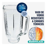 Vaso Para Licuadora Oster Vaso De Licuadora Vaso Vidrio De 1.25 Litos Arcashopping Jarra De Licuadora Jarra De Licuadora De Repuesto Cuadrada Vaso De Licuadora Oster Repuesto De Licuadora