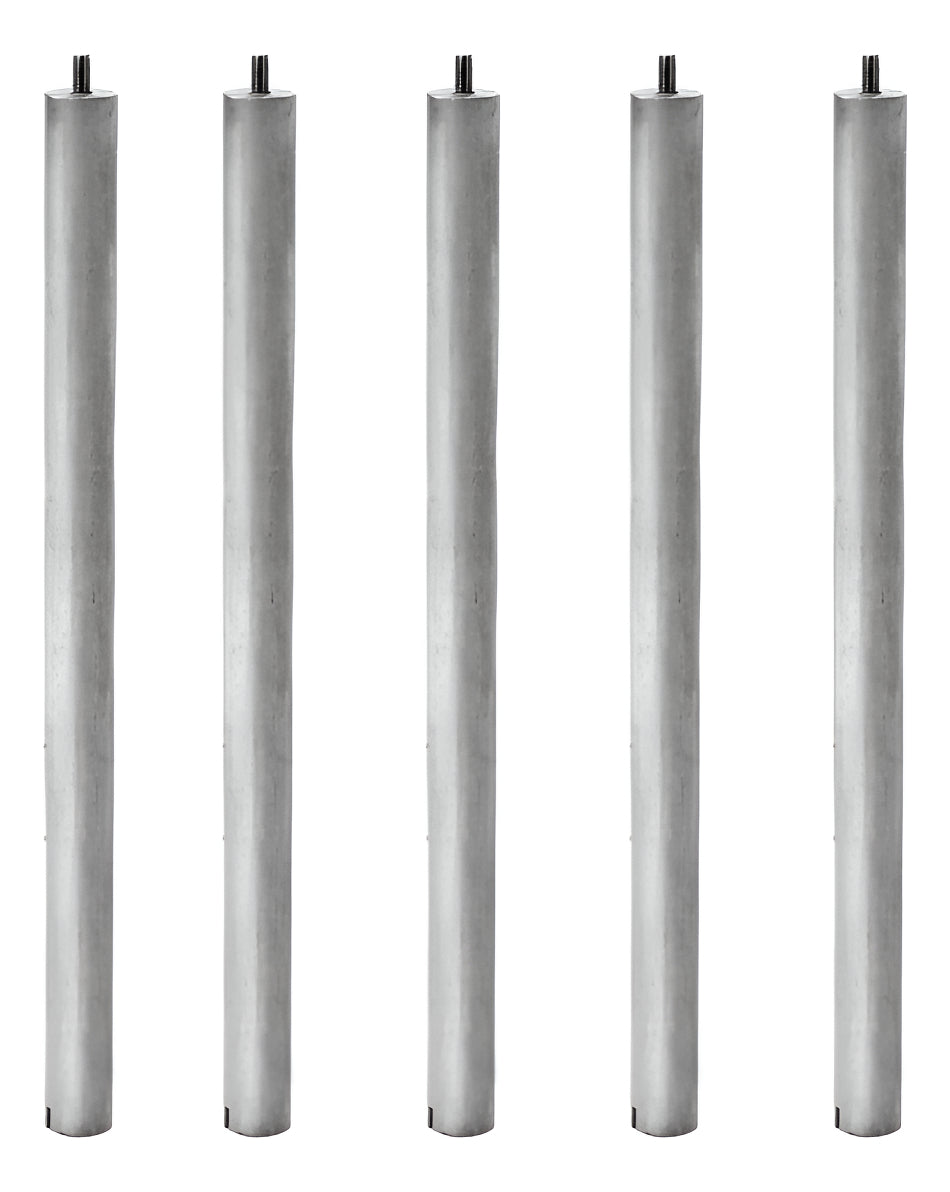 Cinco Ánodos De Magnesio Original Mademsa 50 Cm 80 A 150 Lt