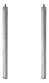 Cinco Ánodos De Magnesio Original Mademsa 50 Cm 80 A 150 Lt